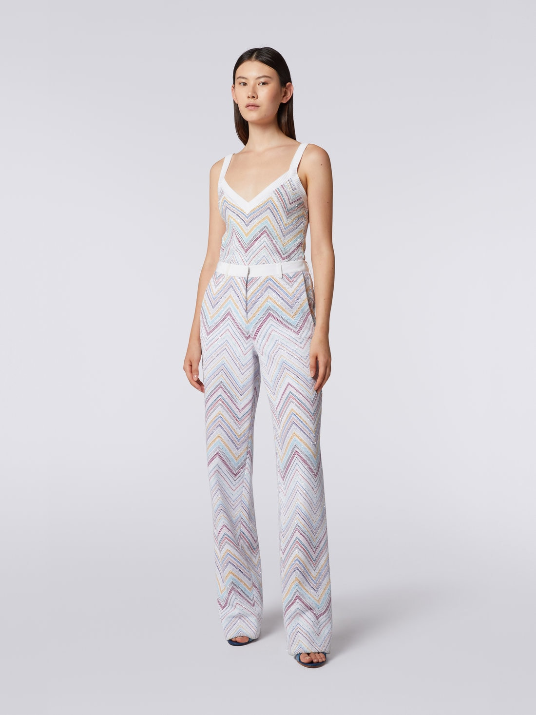 Classic trousers with sequins - 2