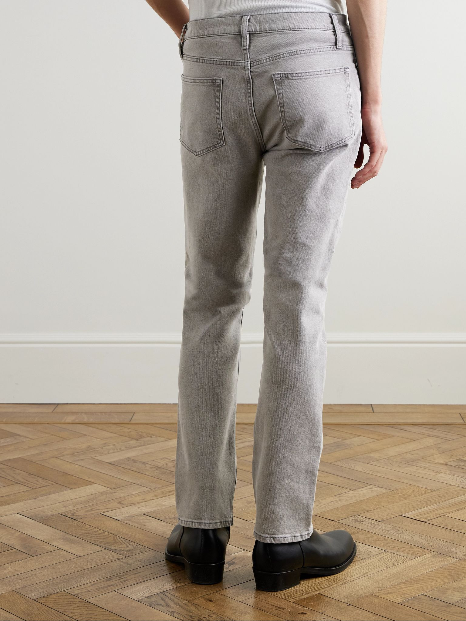 The Modern Straight-Leg Jeans Gray - 4