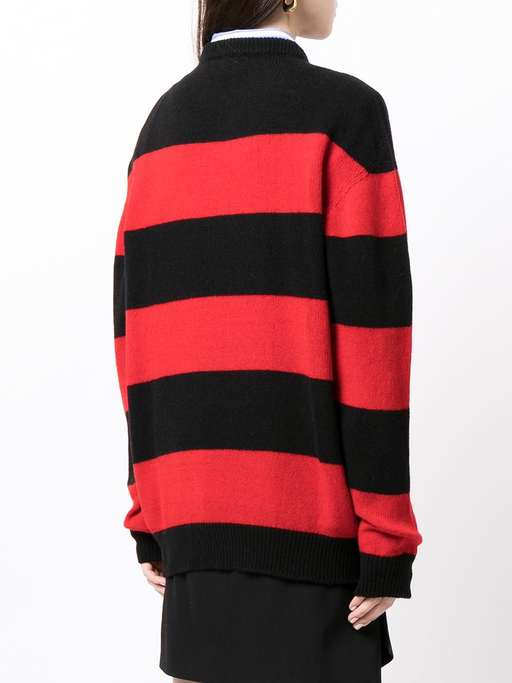 striped smiley jumper - 4