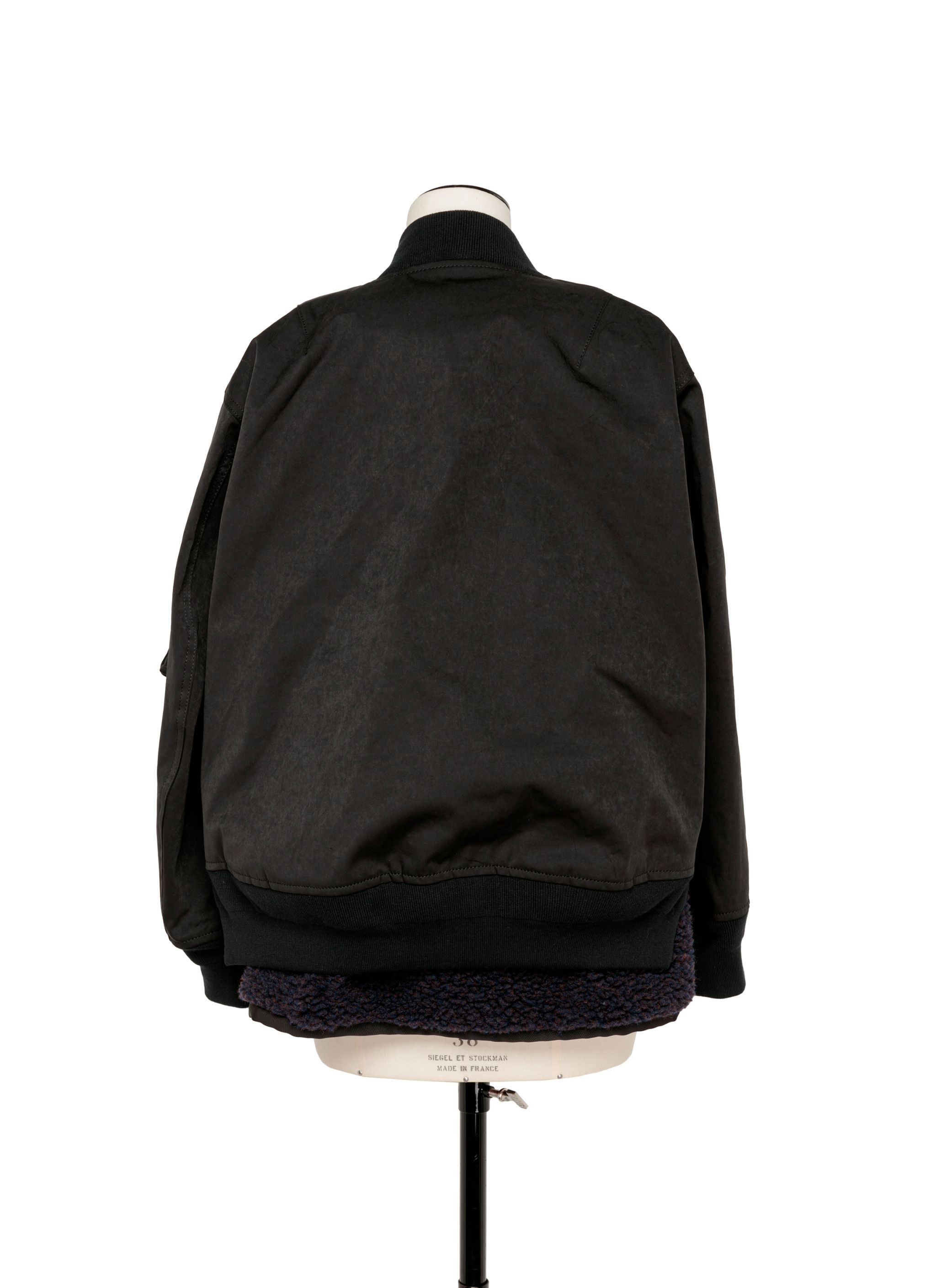 Faux Suede Blouson - 4