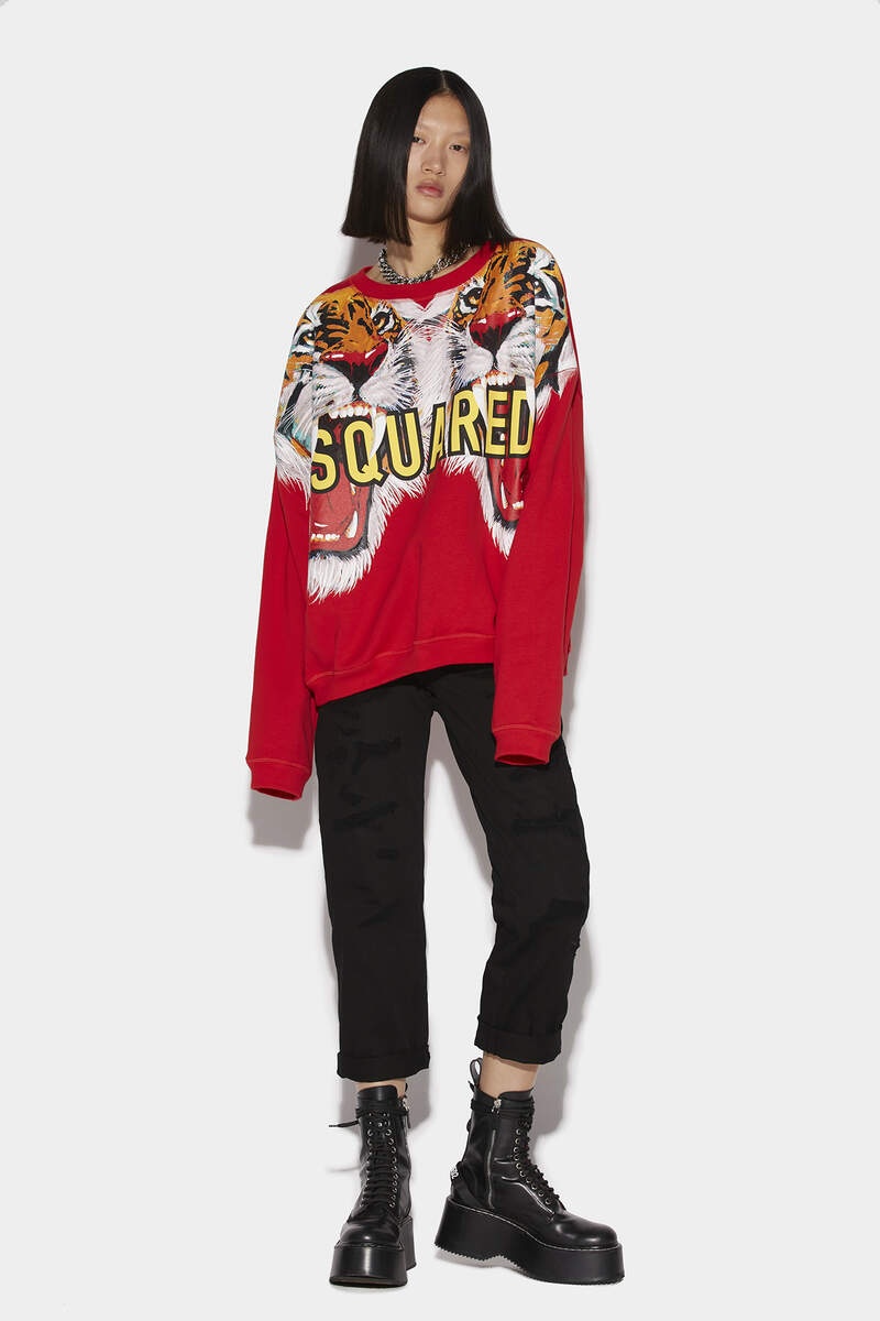 D2 TIGER COOL SWEATER - 4