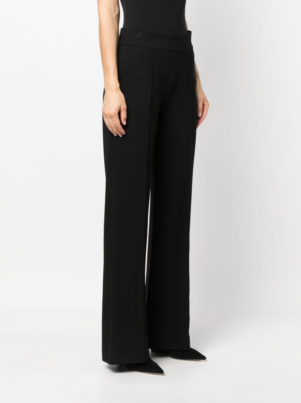 high-waisted wide-leg trousers - 3