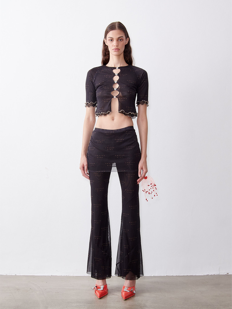 POSTER GIRL PEBBLES PANTS BLACK LOGO outlook