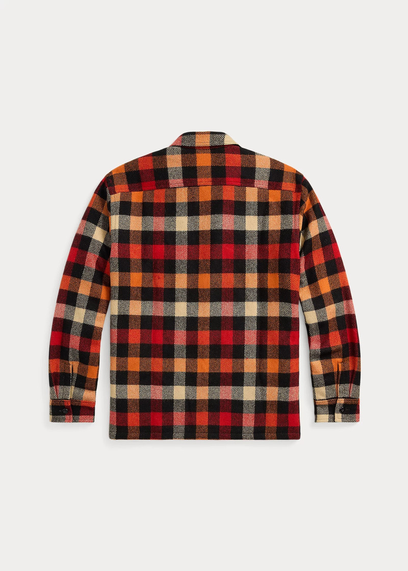 RRL by Ralph Lauren Checked Wool Overshirt outlook