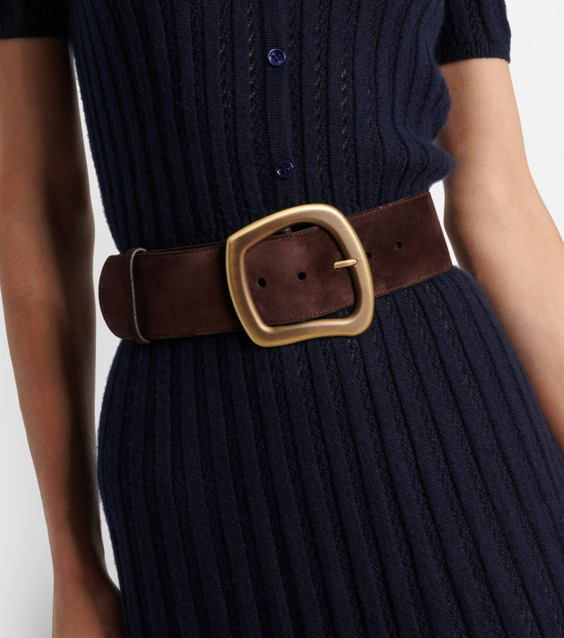 GABRIELA HEARST Simone Large suede belt outlook