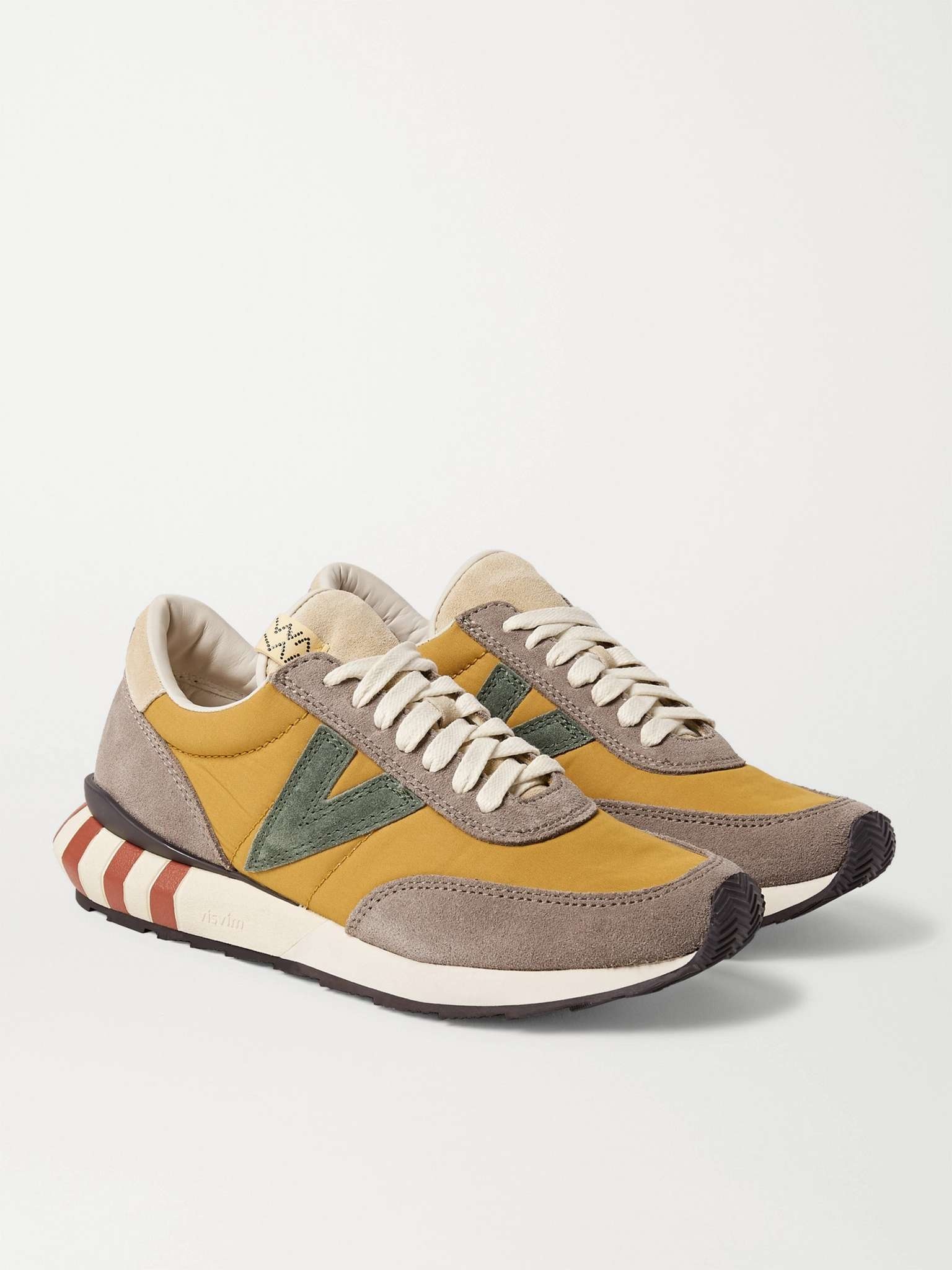 Attica Suede-Trimmed Nylon Sneakers - 4