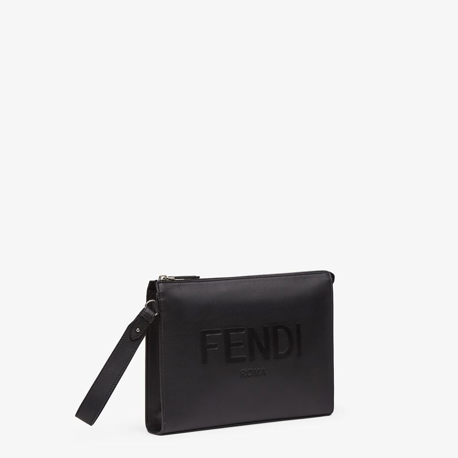 Black leather pouch - 2