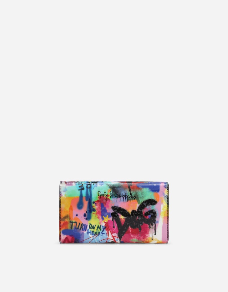 Printed patent leather 3.5 clutch - 4