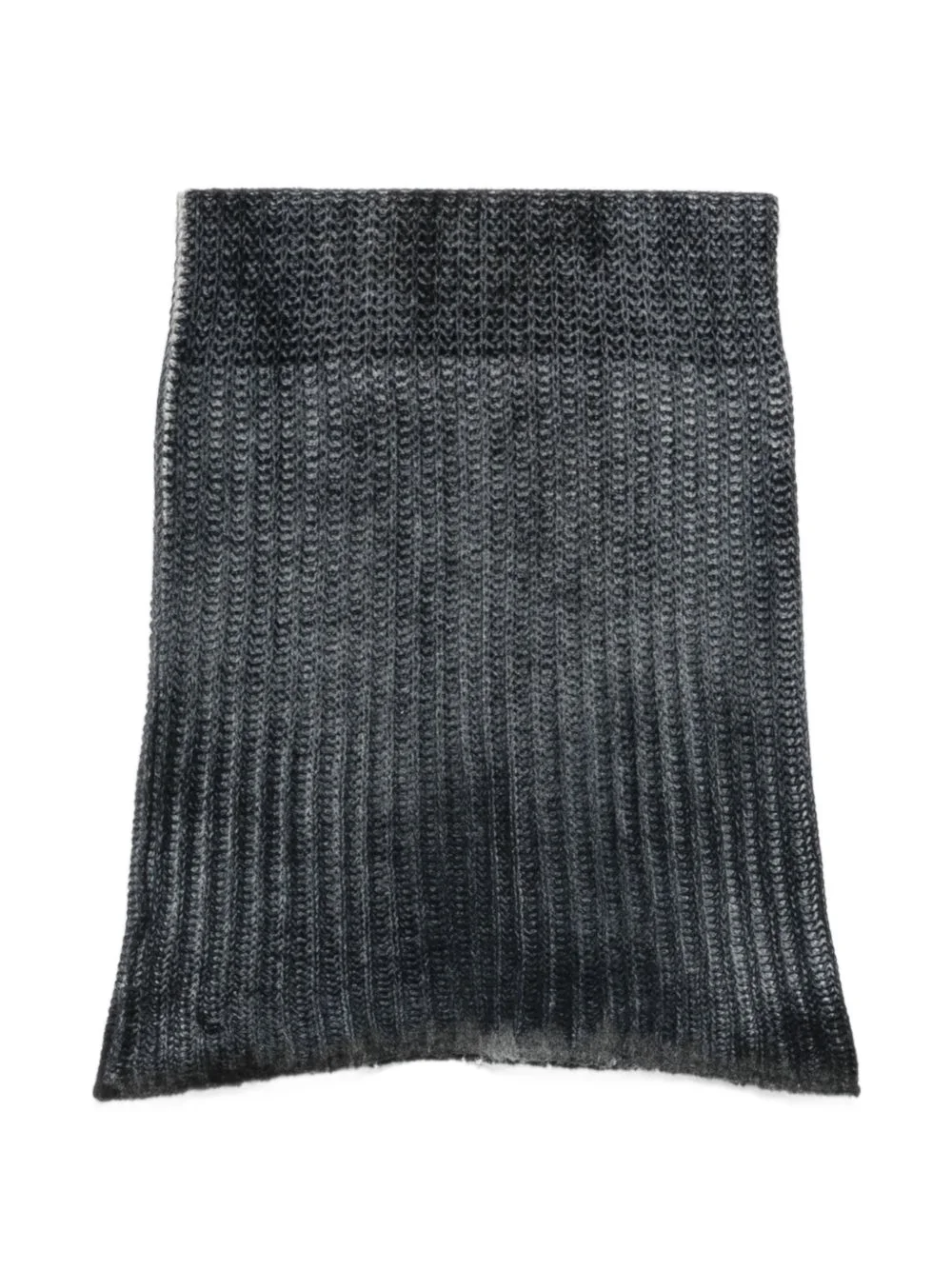 ribbed-knit snood scarf - 1
