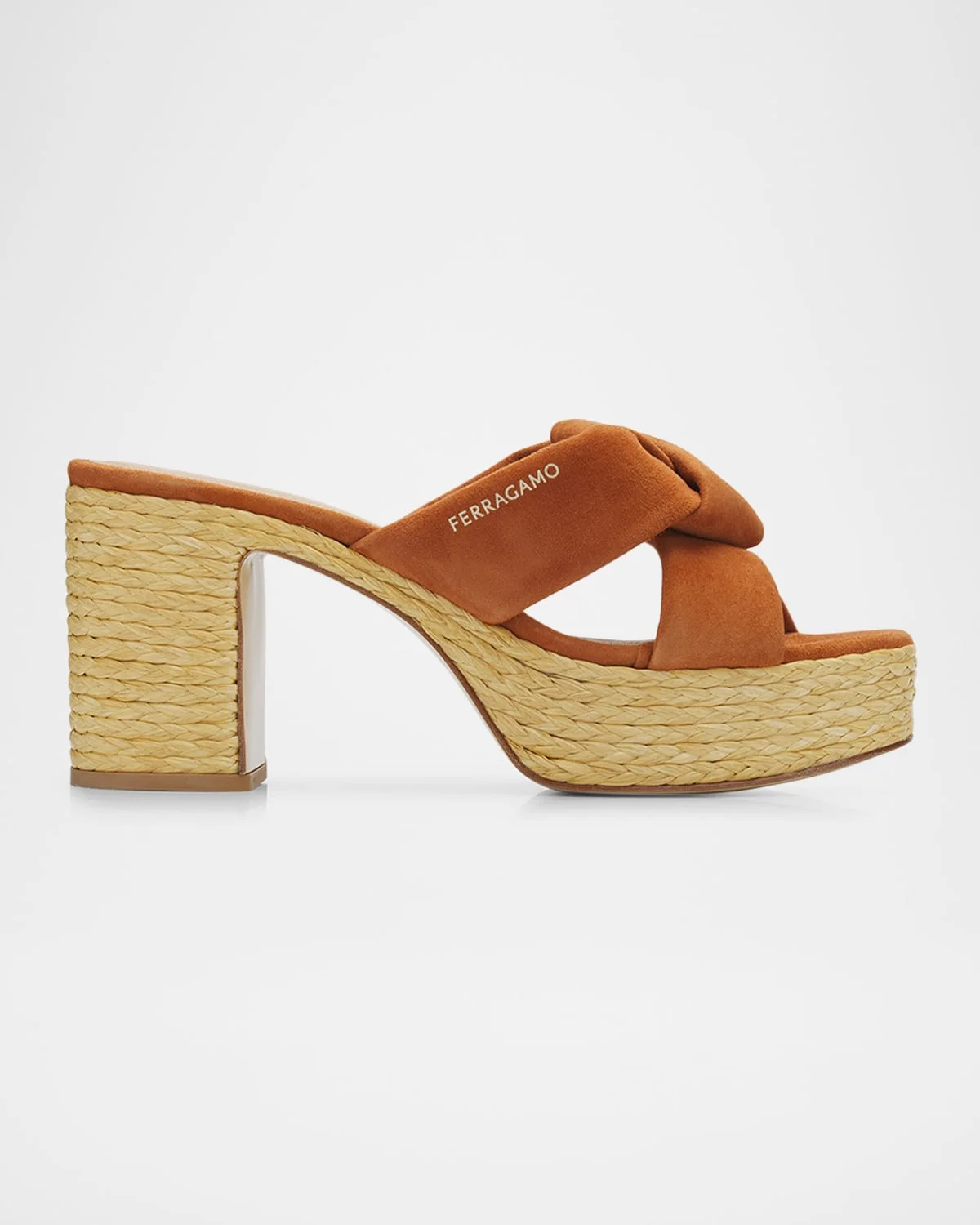 85mm Douglas Leather Espadrille Platform Sandals - 1