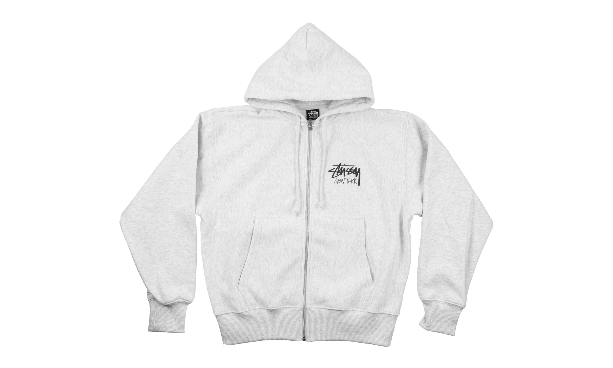 New York Chapter Hooded Zip "Ash Heather" STUS348 - 1