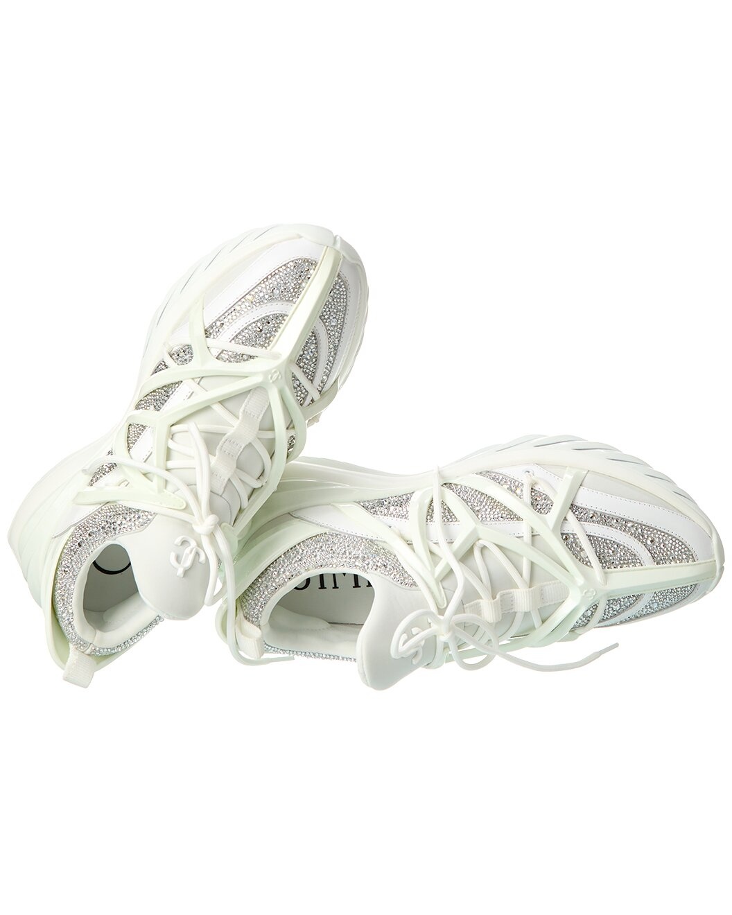 Jimmy Choo Cosmos/F Neoprene & Leather Sneaker (Authentic Pre-Loved) - 4