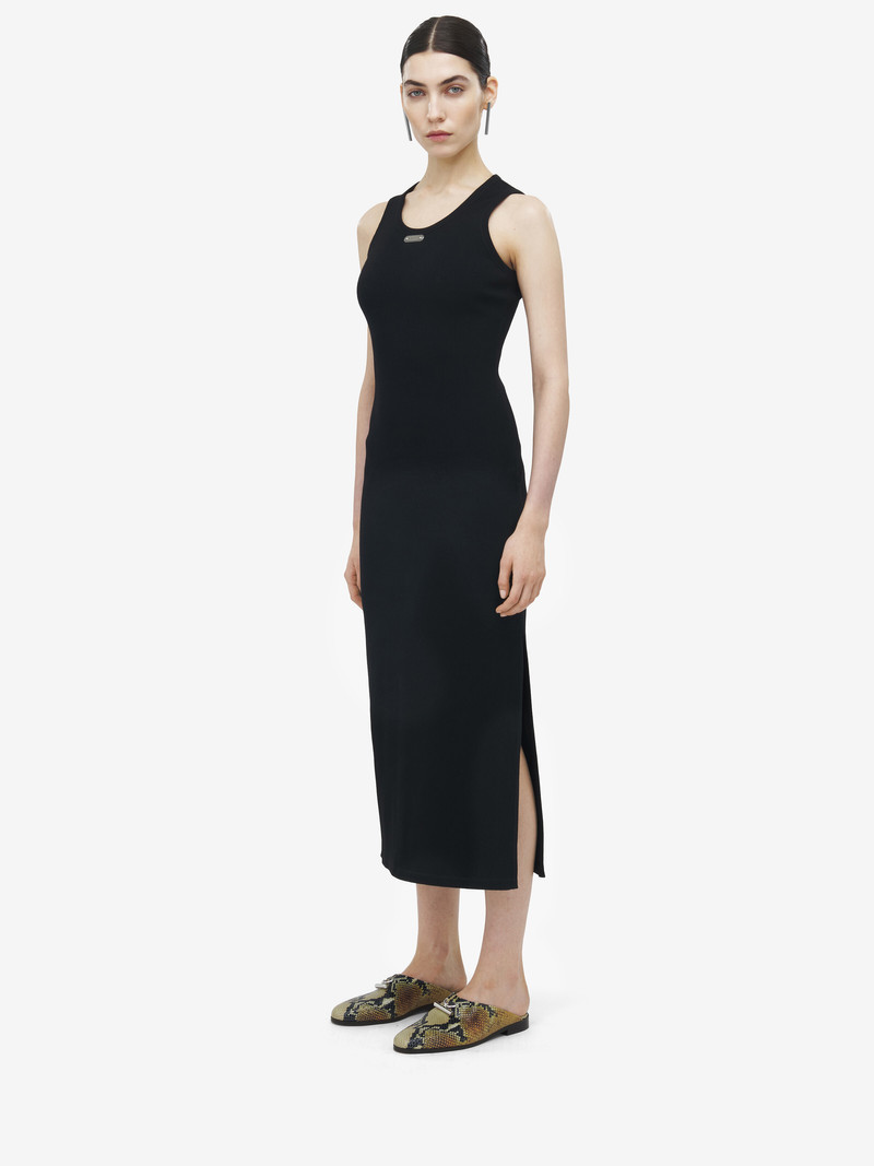 McQueen Placket Midi Dress 3