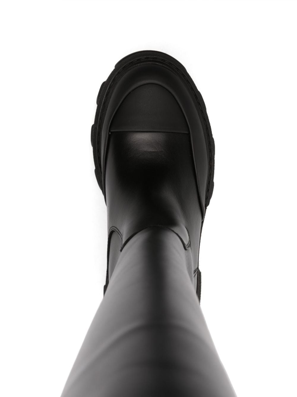 ruber toecap leather boots - 4