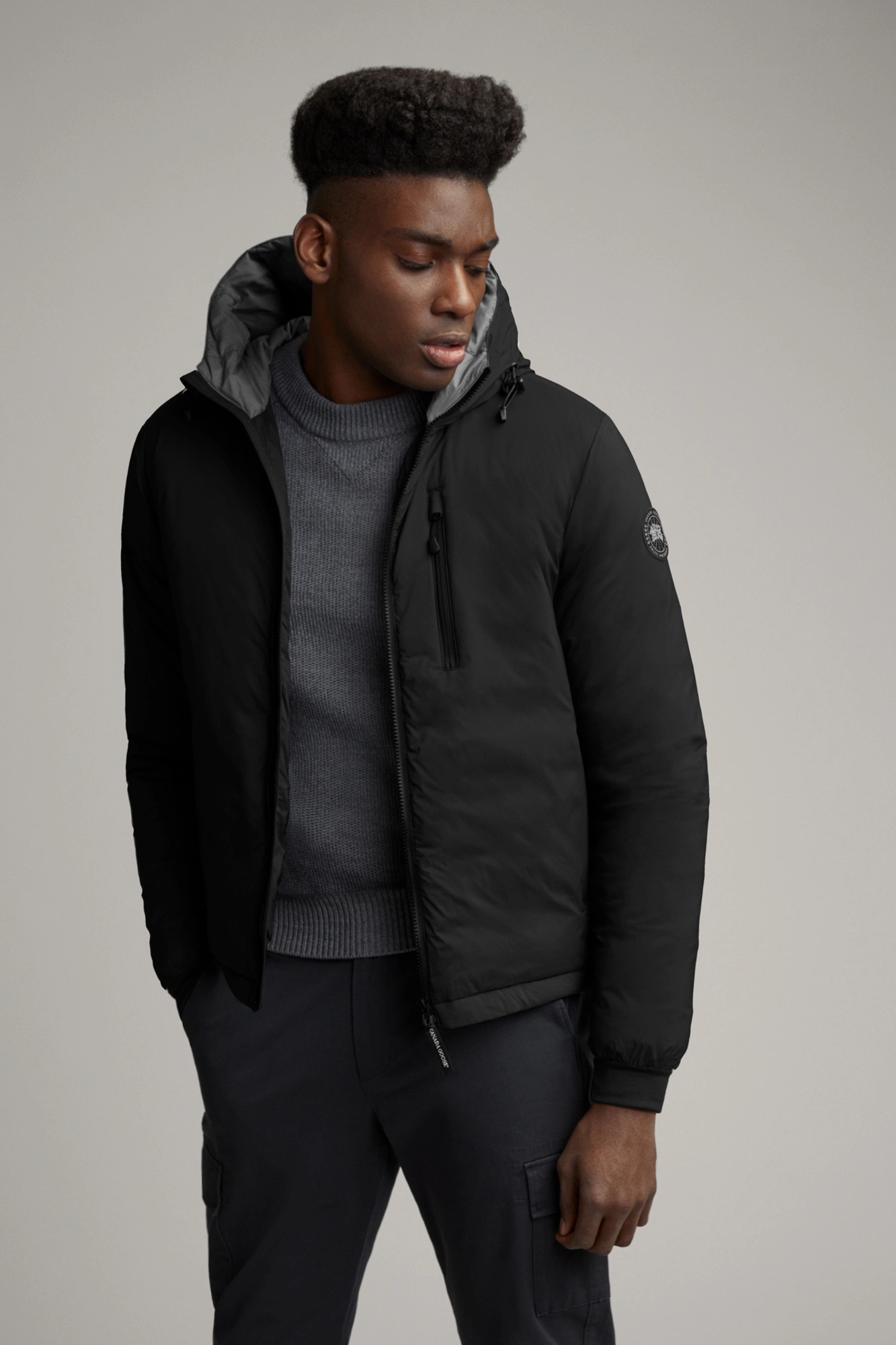 MEN'S LODGE DOWN HOODY BLACK LABEL - 3