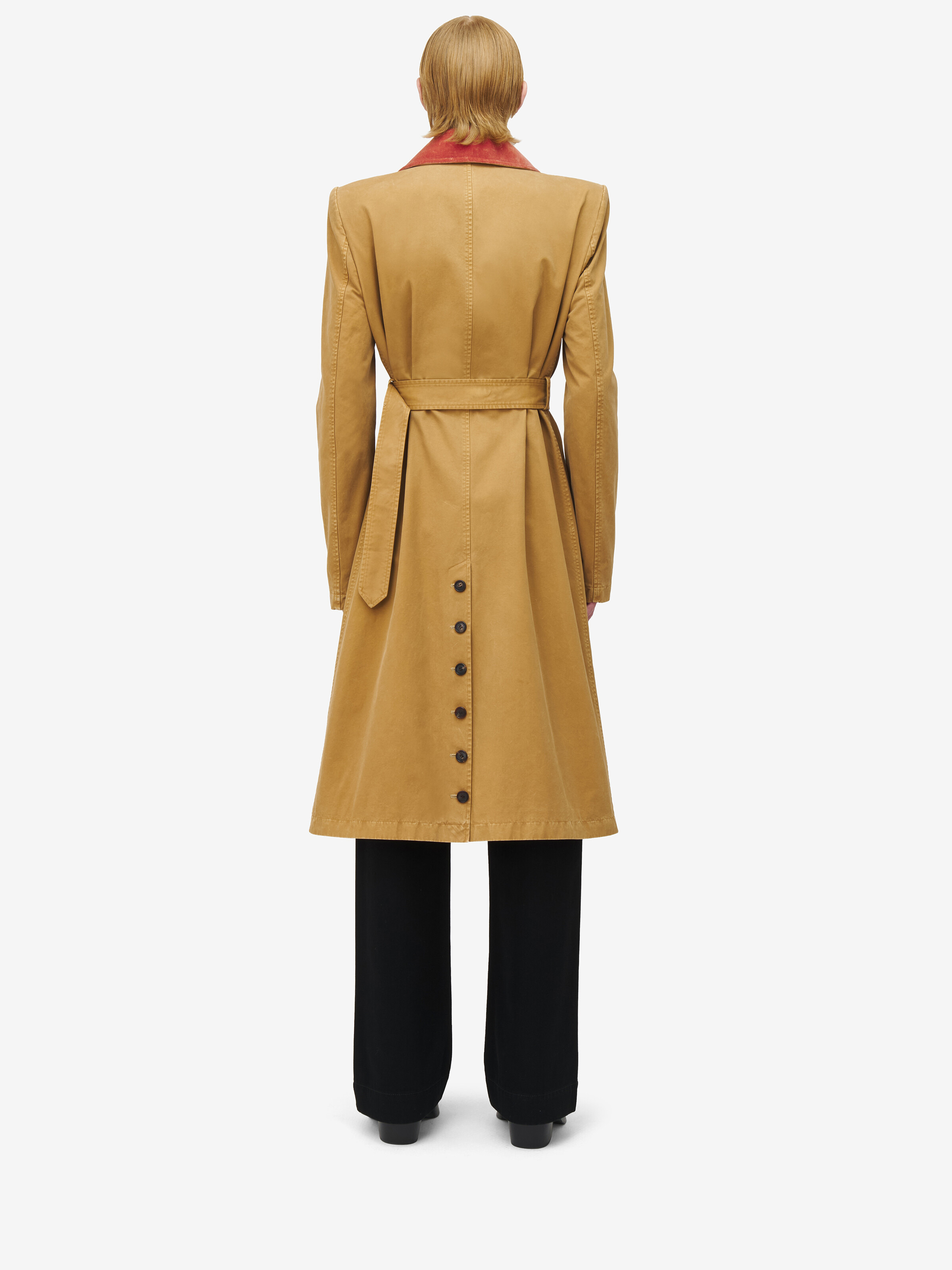 Stacked Shoulder Raincoat - 4