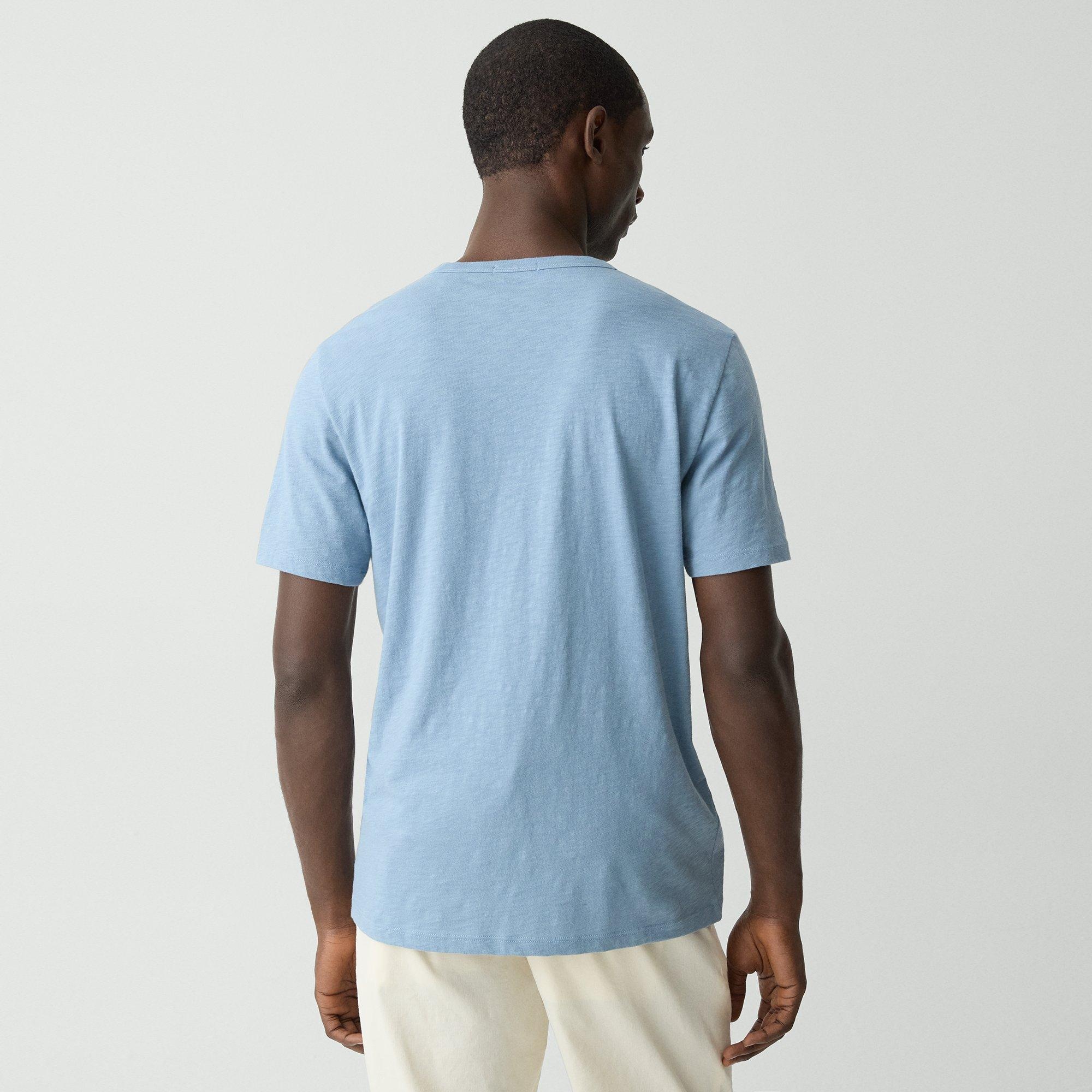 Essential Tee in Cosmos Slub Cotton - 4