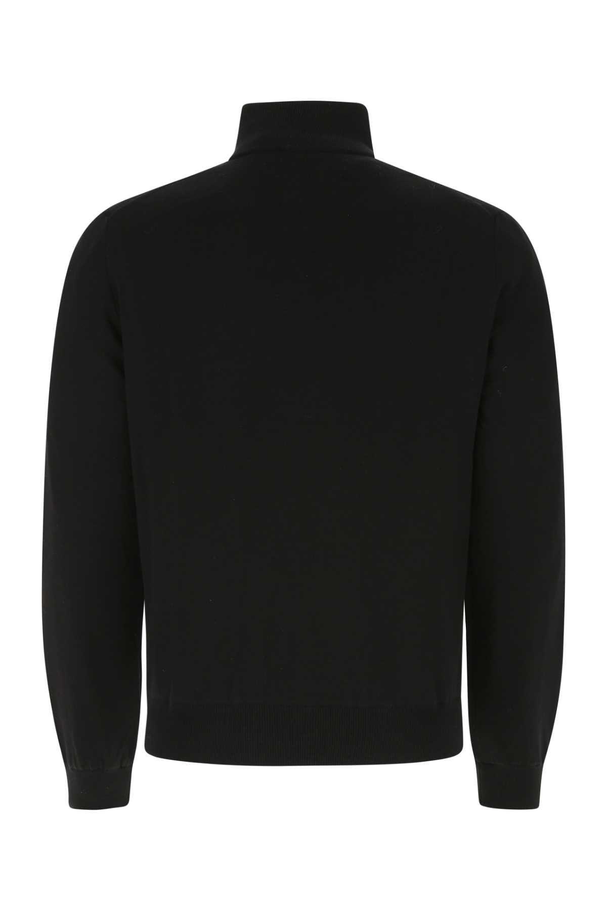 Prada Men Black Wool Reversible Cardigan - 2