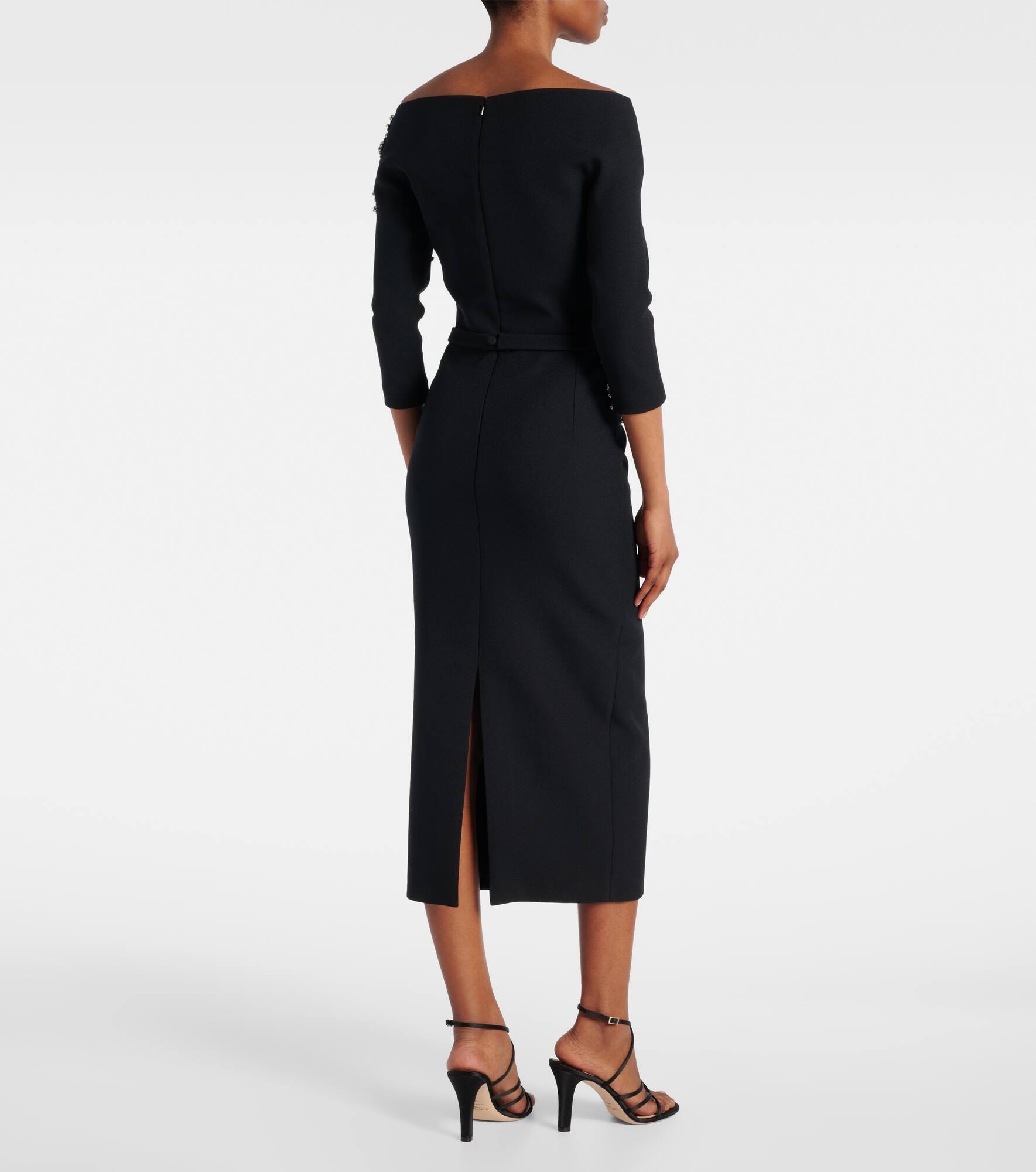 Linda crystal-embellished midi dress - 3