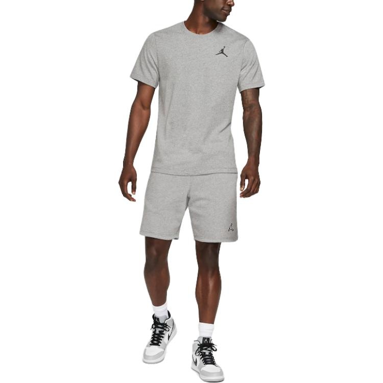 Air Jordan Jumpman Short-Sleeve T-Shirt 'Carbon Heather' DC7485-091 - 3