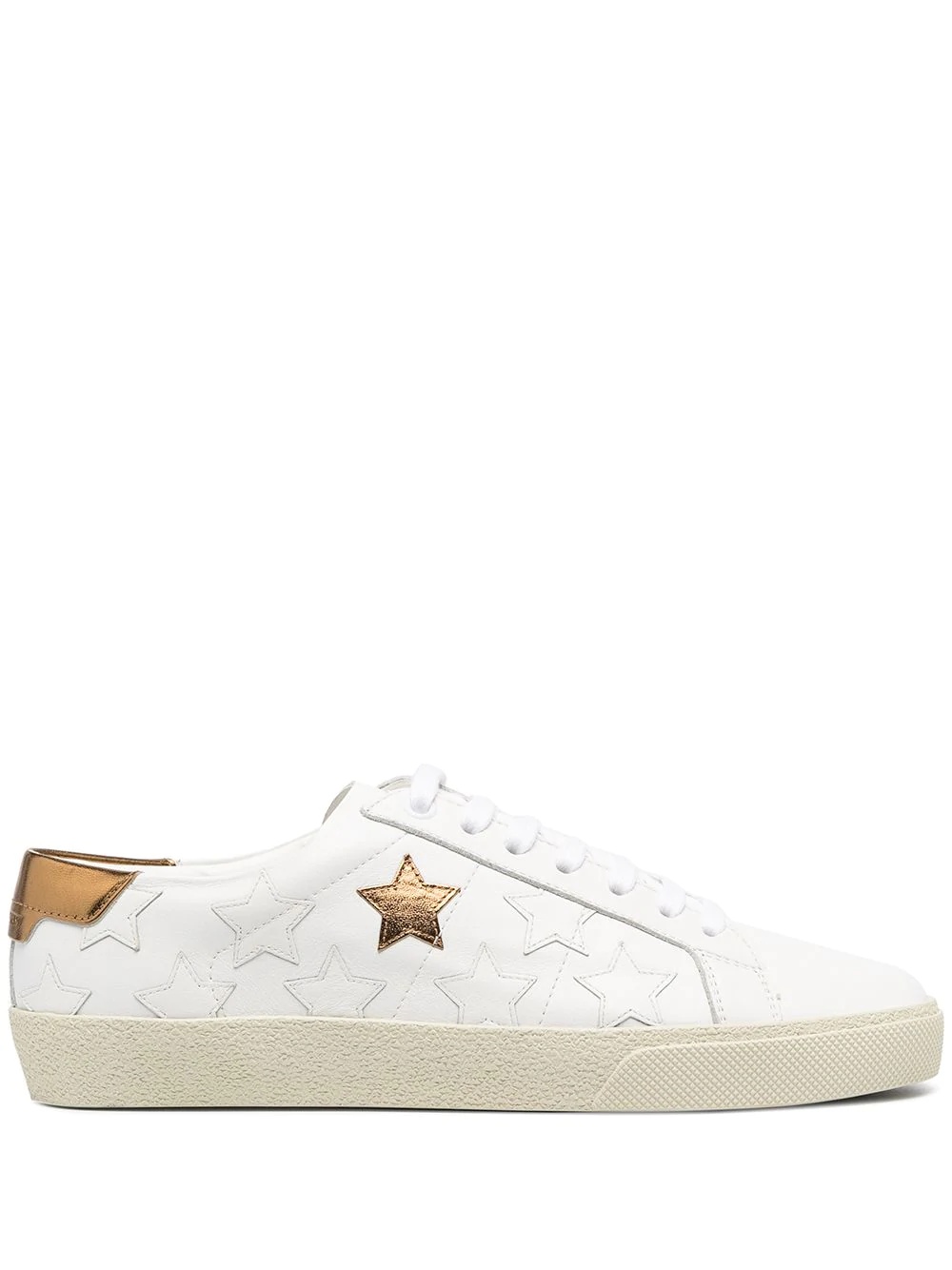 star patch sneakers - 1