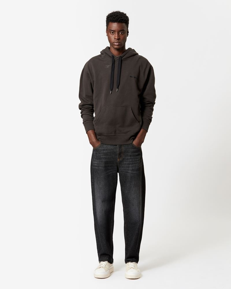 Isabel Marant MARCELLO LOGO HOODED SWEATSHIRT outlook