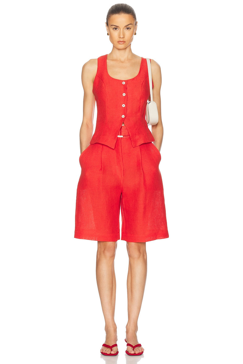 MATTHEW BRUCH Scoop Neck Vest outlook