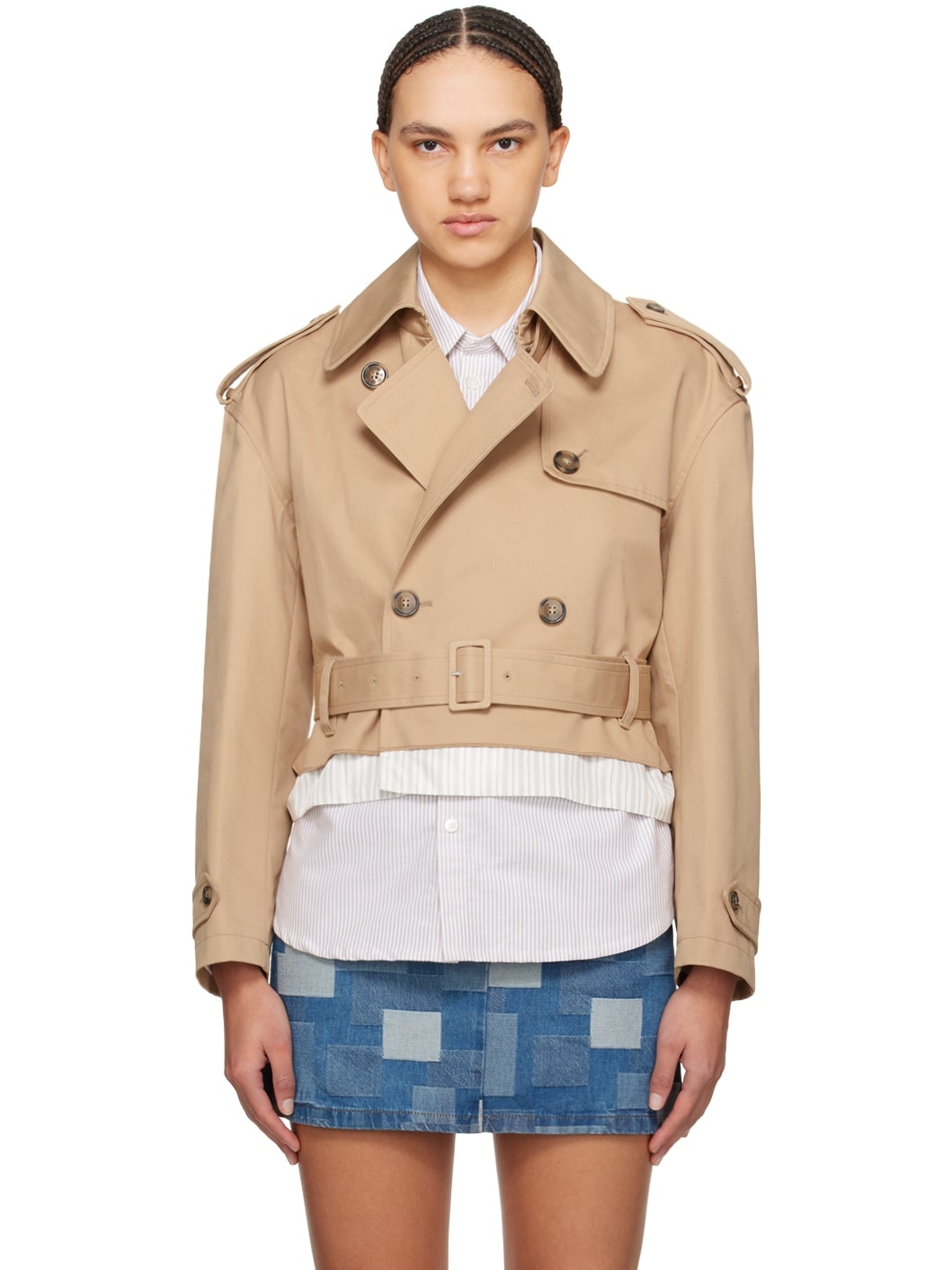 Beige Natacha Ramsay-Levi Edition Horace Trench Coat - 1