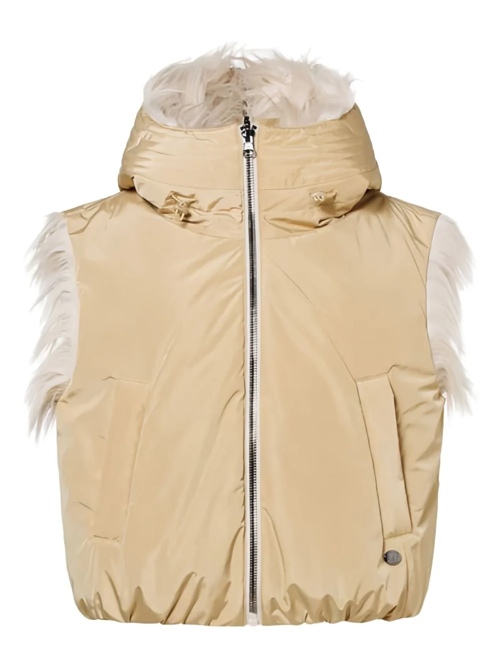 Yara reversible faux-fur hooded gilet - 1