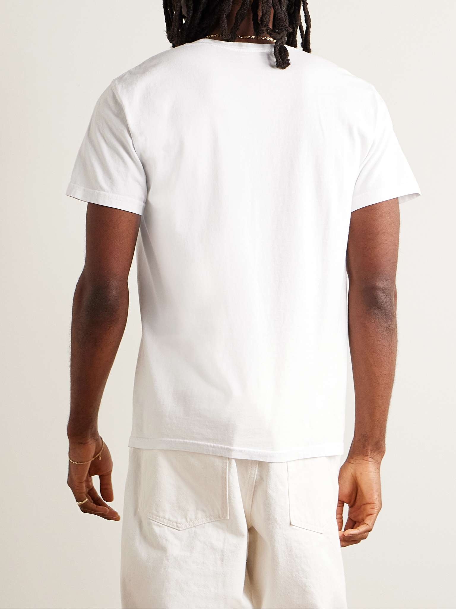 Core Logo-Print Cotton-Blend Jersey T-Shirt - 3