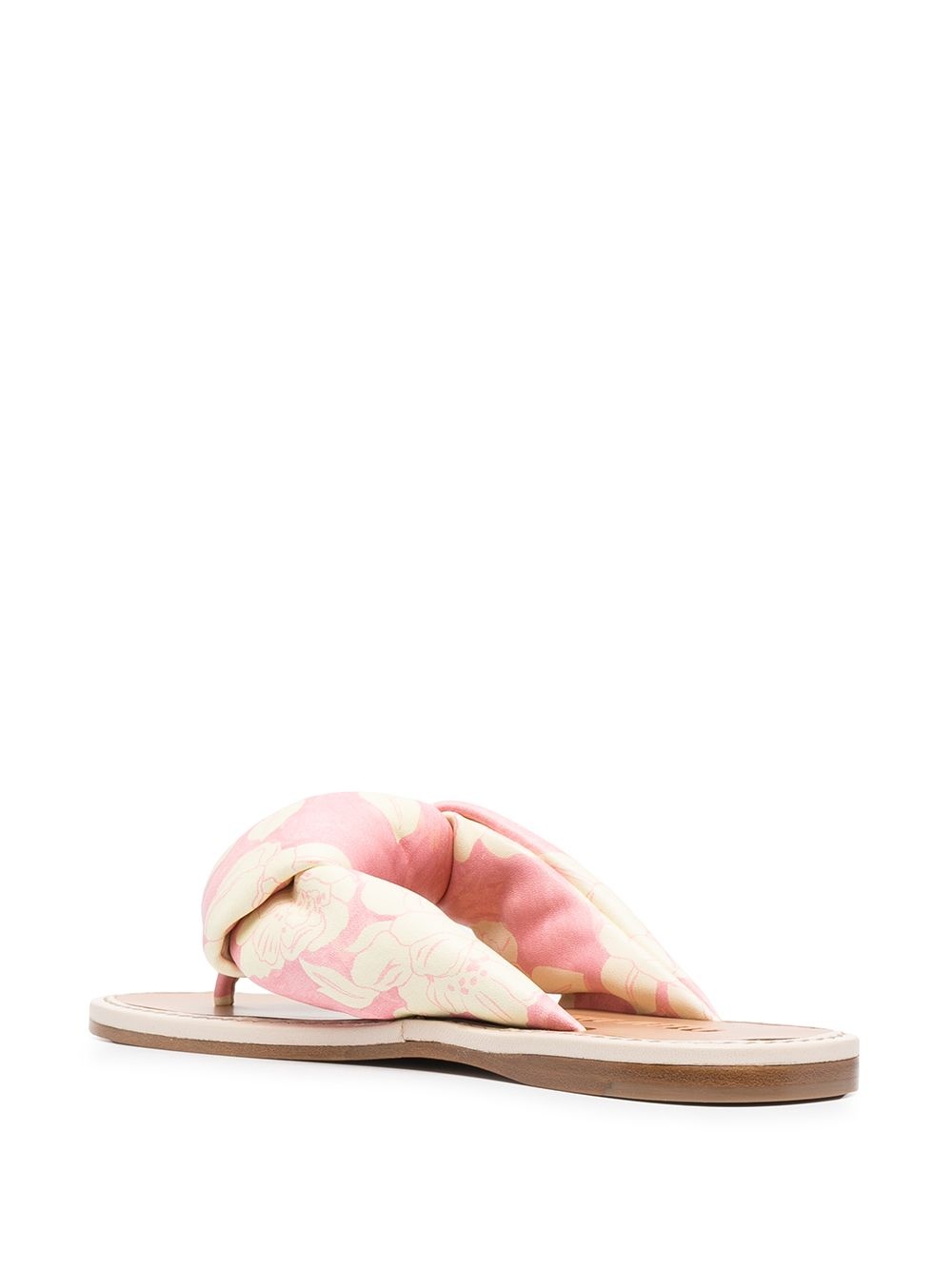 floral-print slip-on sandals - 3