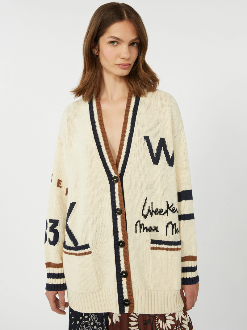 BLASONE Oversized cotton-blend cardigan - BLACK 5