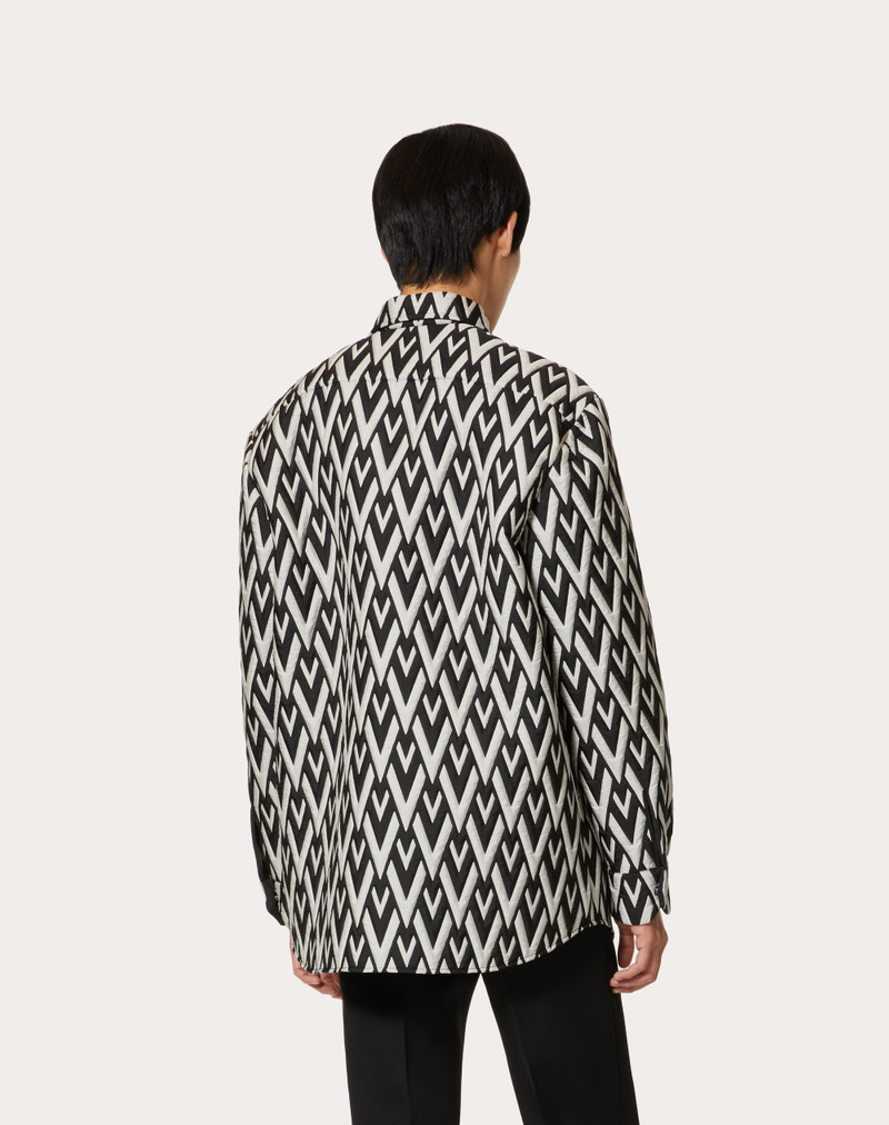 VRHOMBUS PRINT NYLON OVERSHIRT 4