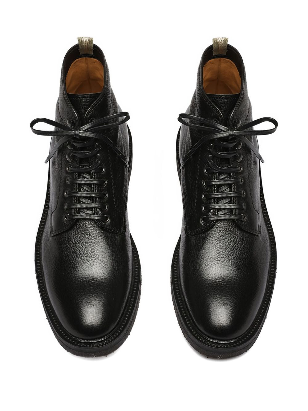 lace-up leather boots - 3