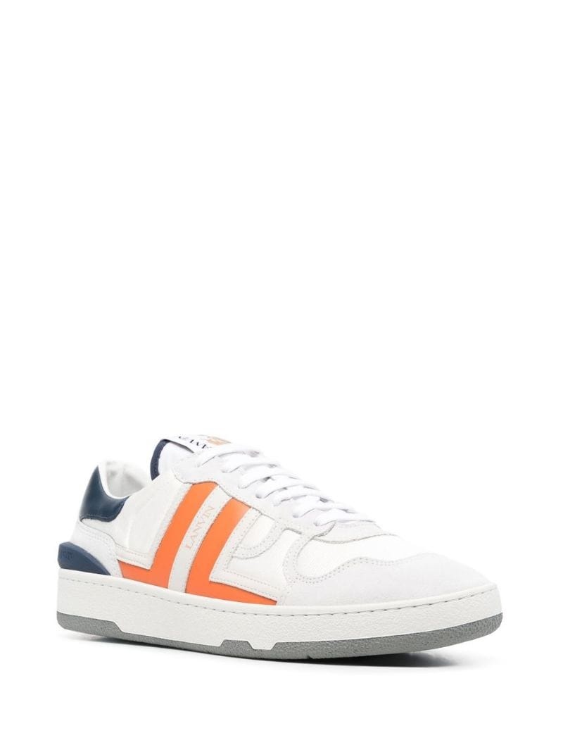 panelled low-top sneakers - 2