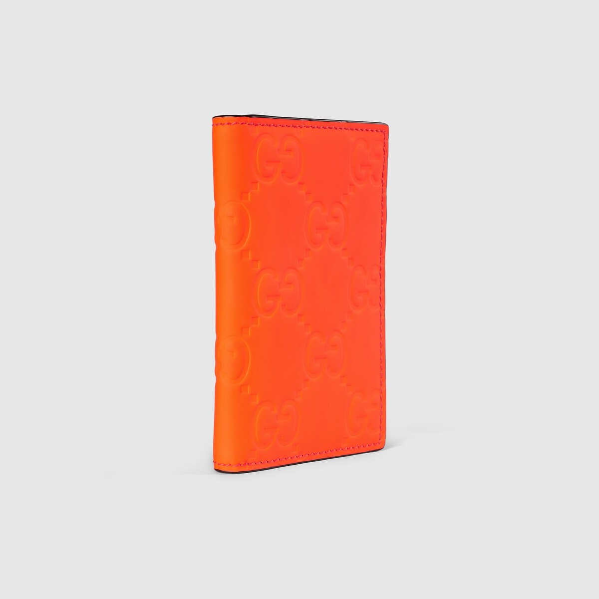GG rubber-effect long card case - 3