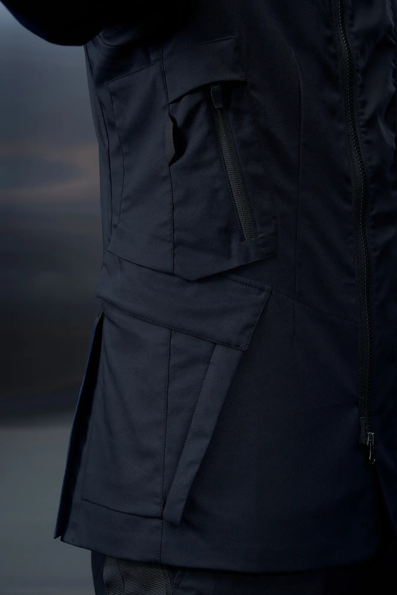 J29-CH Micro Twill Blazer Black - 22