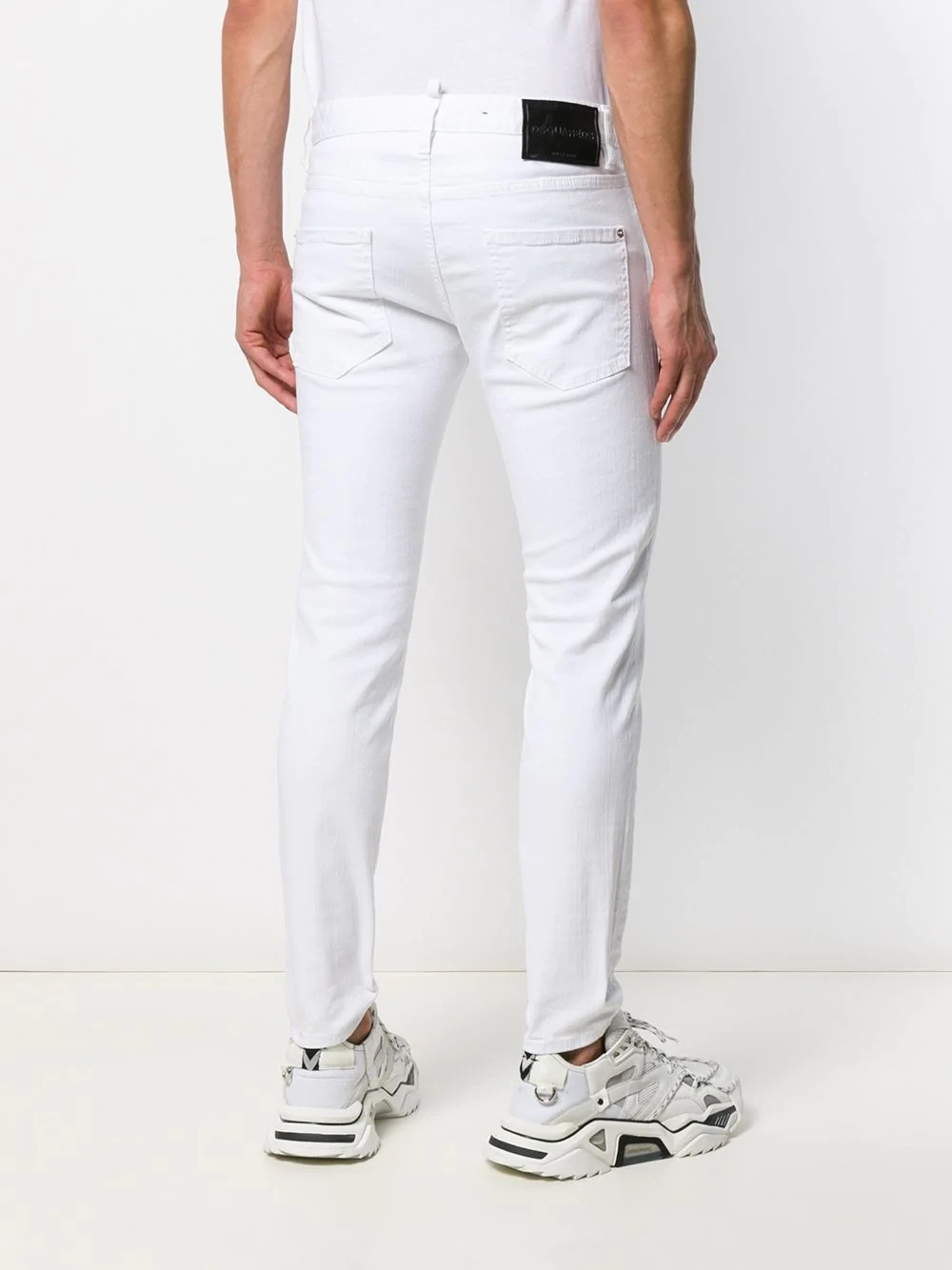 ICON logo tapered jeans - 4