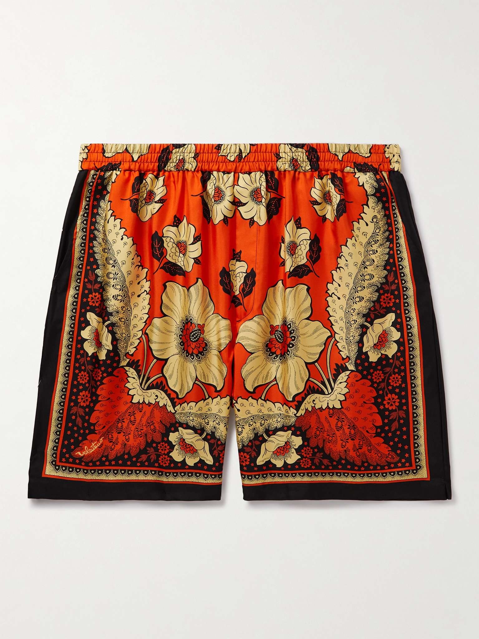 Straight-Leg Printed Cotton Bermuda Shorts - 1