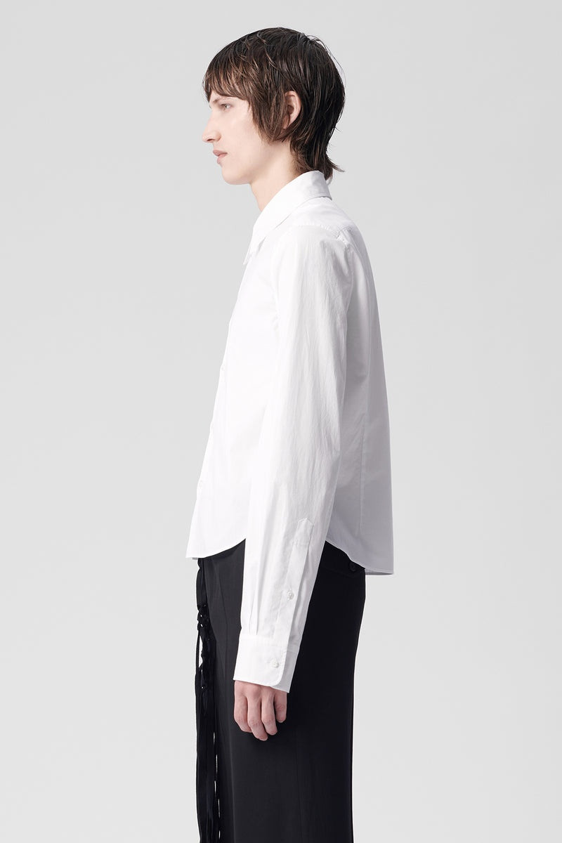Ann Demeulemeester Alberik Cropped Slim Fit Shirt outlook