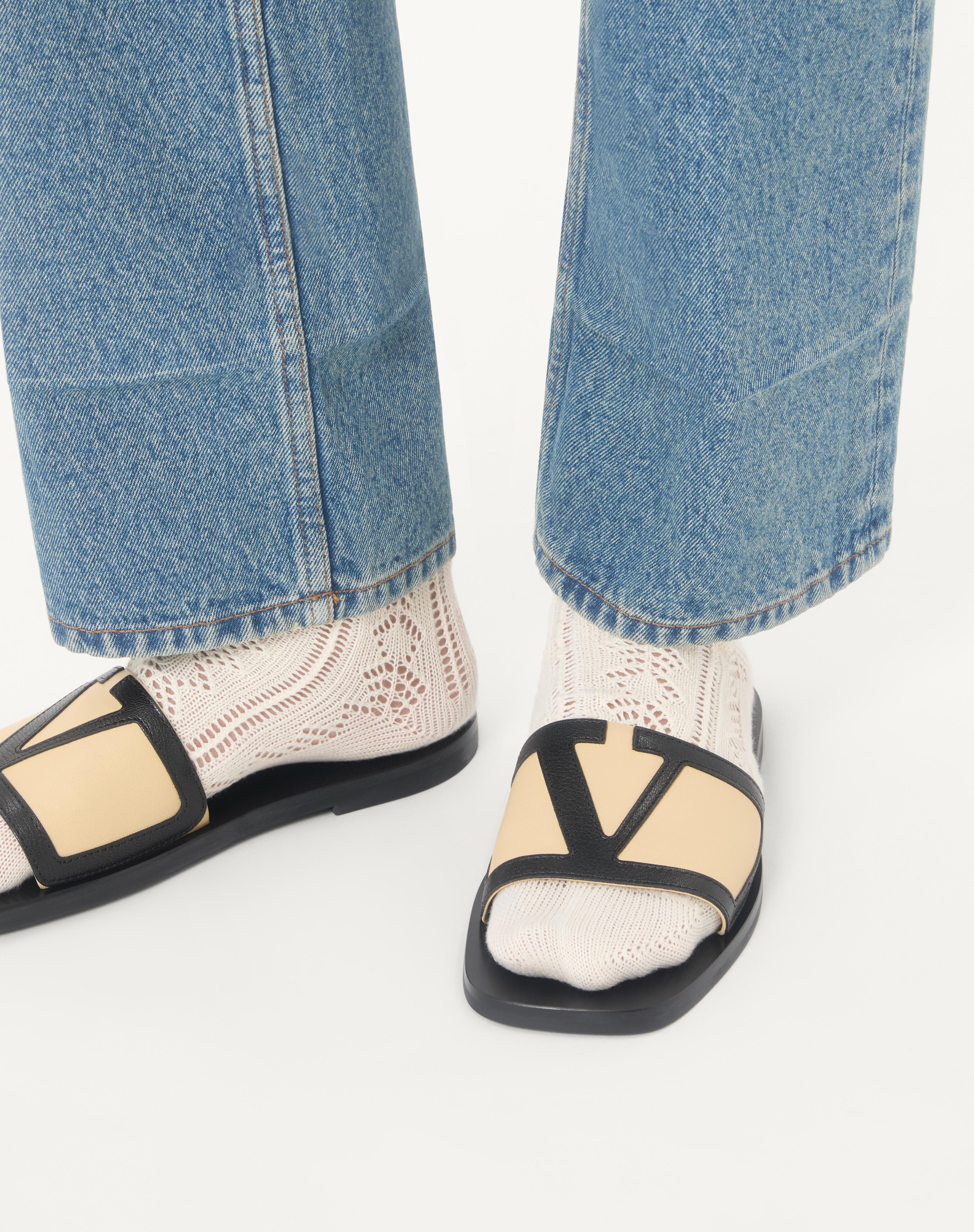 VIVA SUPERSTAR SLIDE SANDAL IN NAPPA LEATHER - 2