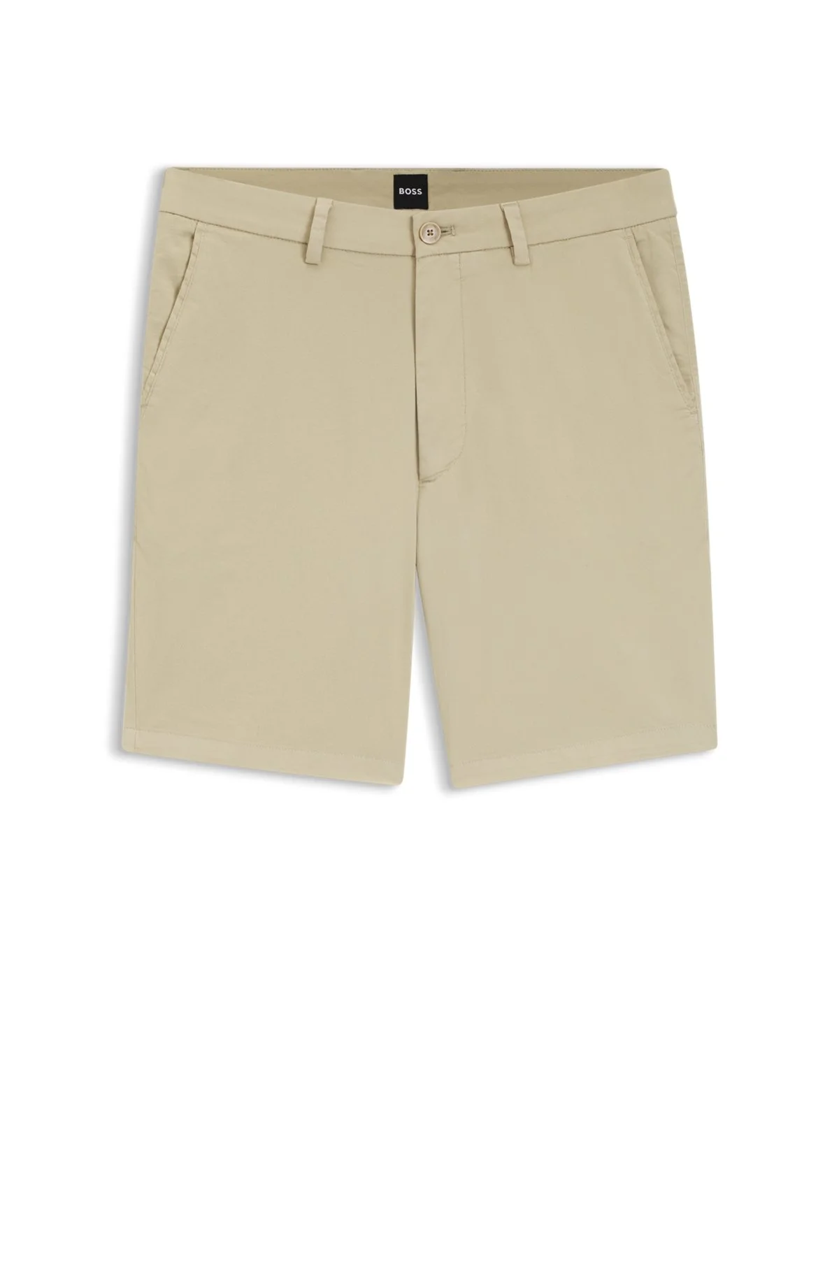 MODERN-FIT SHORTS IN STRETCH-COTTON TWILL - 1