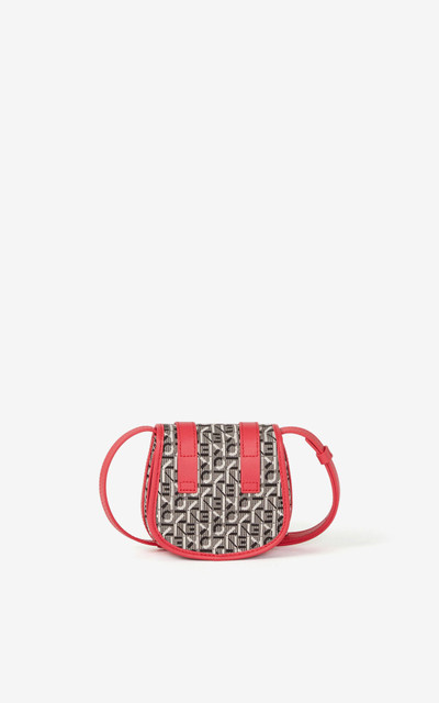 KENZO Mini Courier jacquard messenger bag outlook