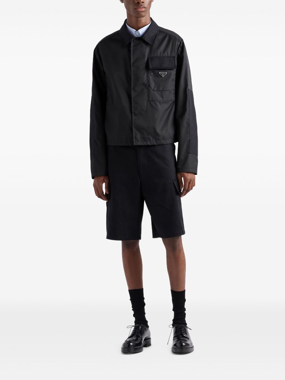 Prada Men Utility Pockets Cotton Bermudas - 2