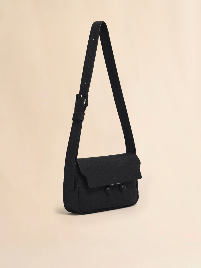 BLACK NAPPA MEDIUM TRUNKAROO SOFT BAG - 5