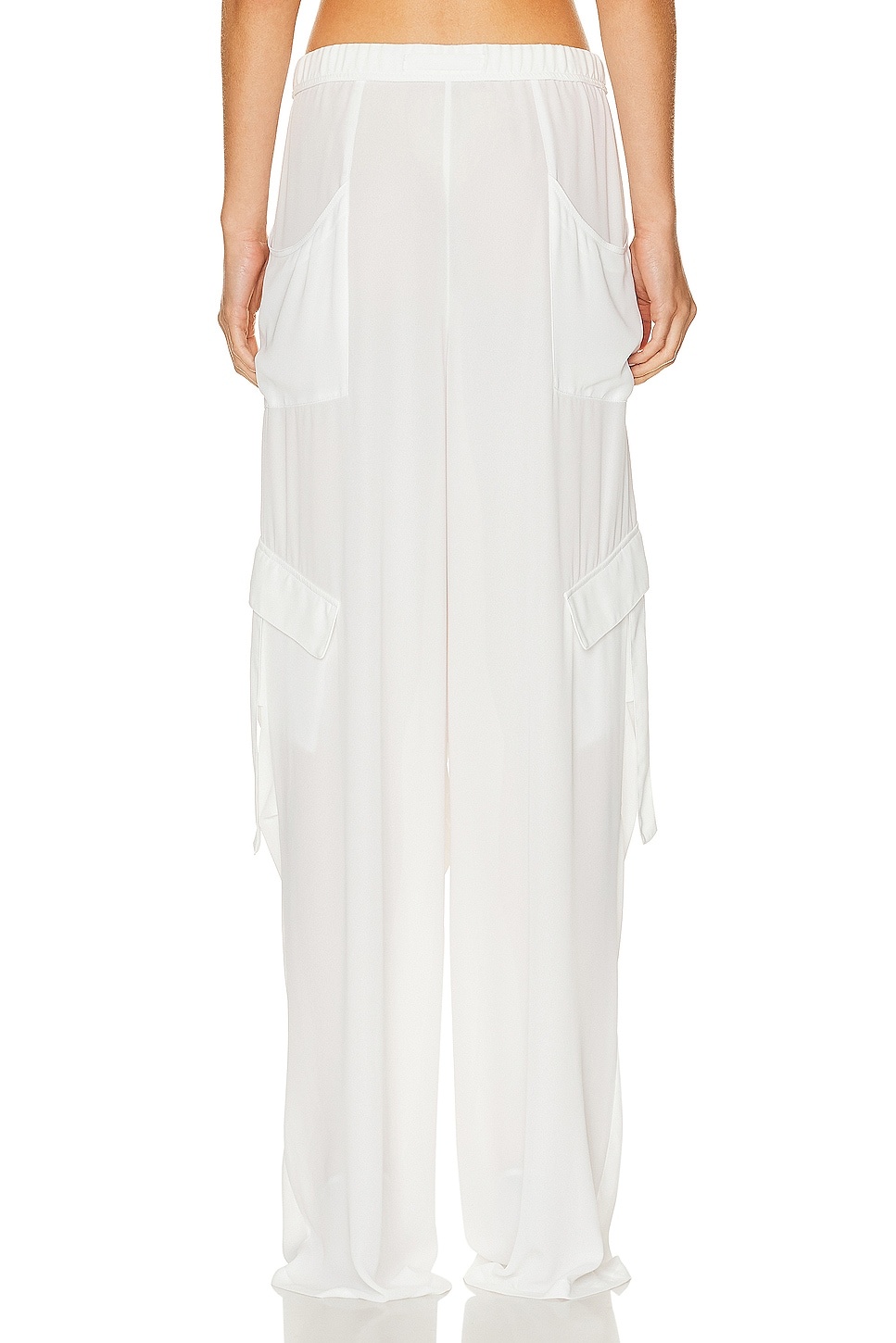 Lightweight Georgette Utility Pocket Pant - 3