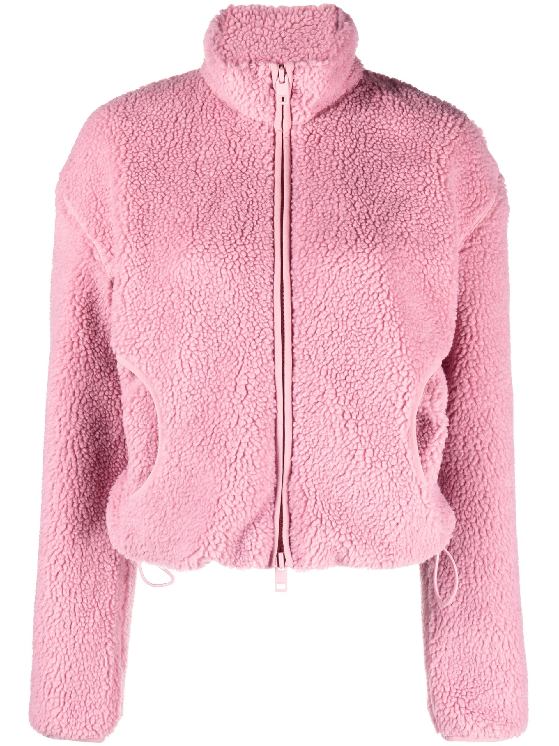 Diesel Pink F-Chibi Teddy Jacket brownsfashion REVERSIBLE