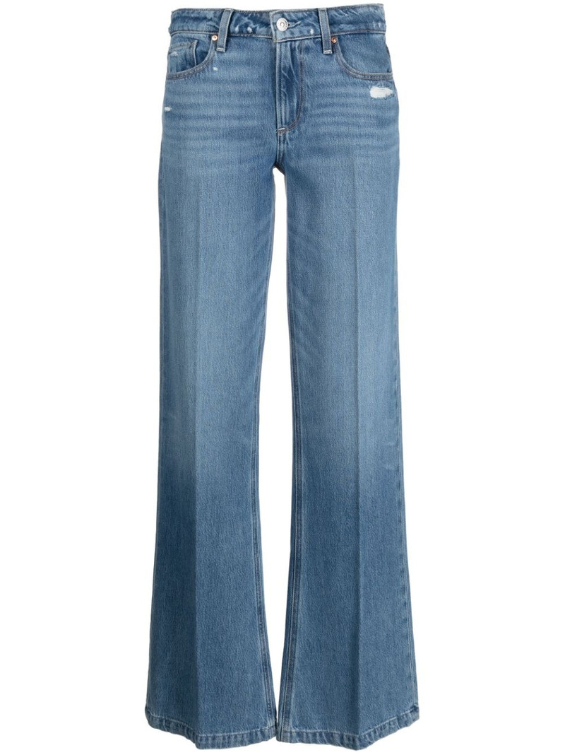 logo-patch straight-leg jeans 1