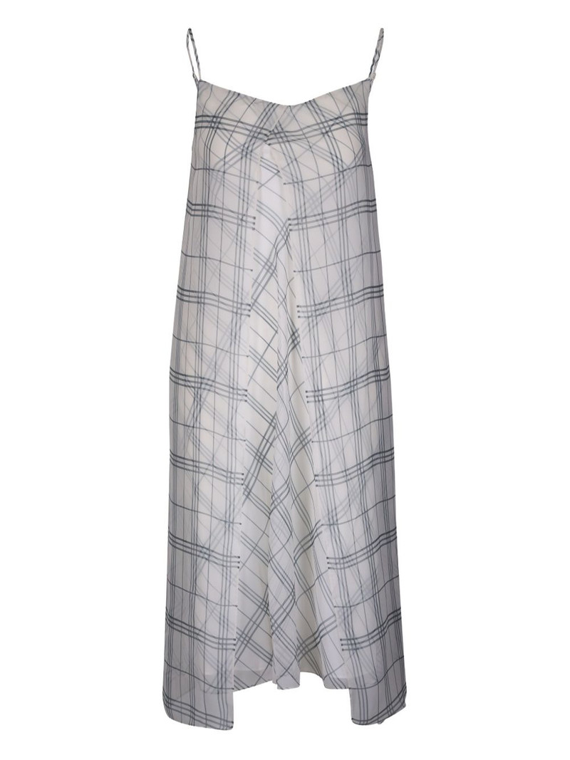 Vince plaid midi dress outlook