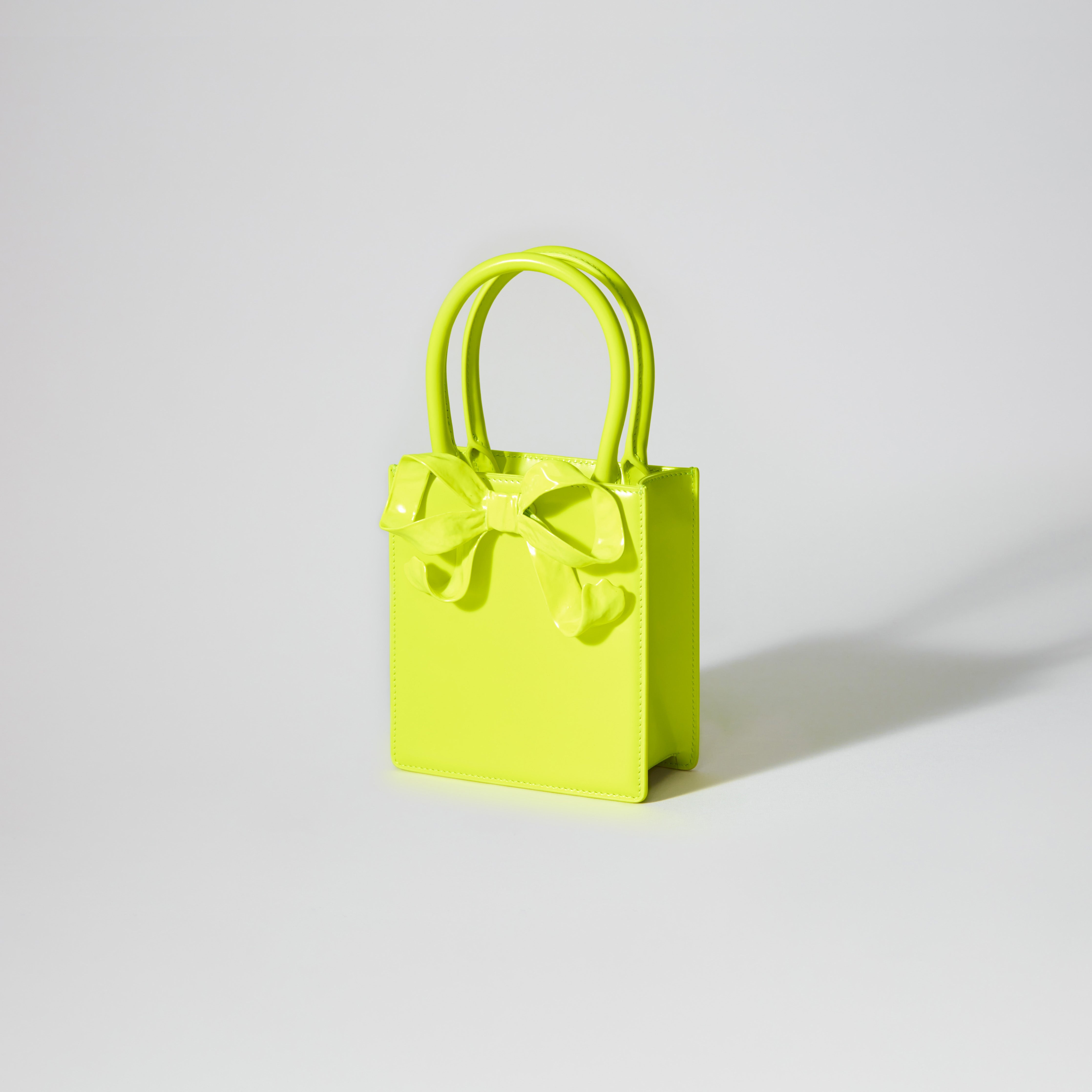 Yellow Bow Mini Tote Bag - 2
